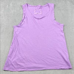 NEW Frank & Eileen S 100% Cotton Purple Tank Top USA